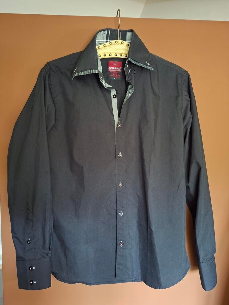 Mooi zwart heren overhemd Doramafi maat m, Kleding | Heren, Zwart, Zo goed als nieuw, Nvt, Nvt