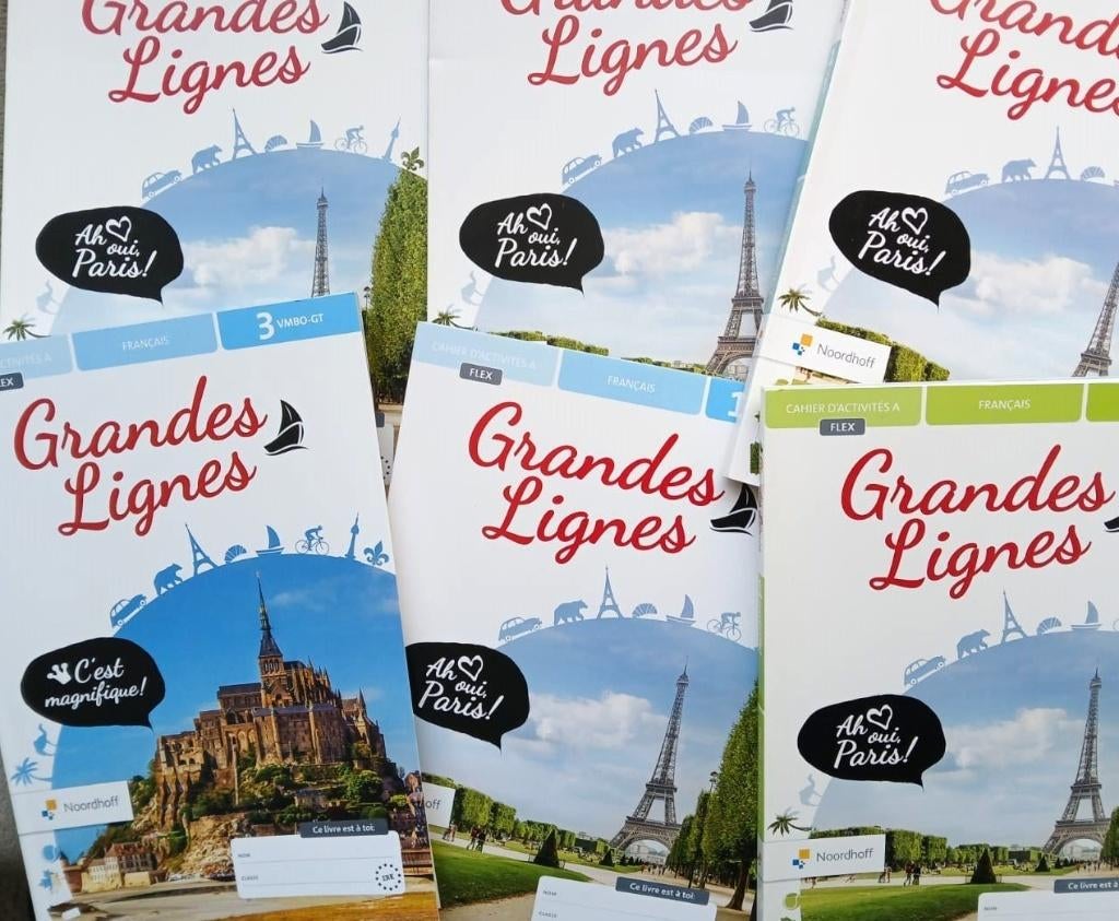GRANDES LIGNES 6e ed. FRANS Onderbouw Flex NIEUWE SETS M/H, Frans, Verzenden, Nieuw, Noordhoff Uitgevers