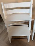 Stokke Tripp Trapp stoel wit 2x, Ophalen, Gebruikt, Meegroeistoel