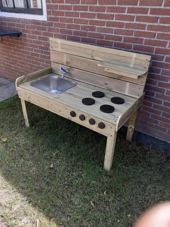 Modderkeuken buitenkeuken voor kinderen, Tuin en Terras, Buitenkeukens, Nieuw, Gas, Ophalen