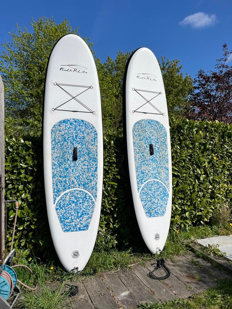 2 x supboard Feath-r-Lite zgan compleet met accessoires, Watersport en Boten, Suppen, Ophalen, Zo goed als nieuw, SUP-boards