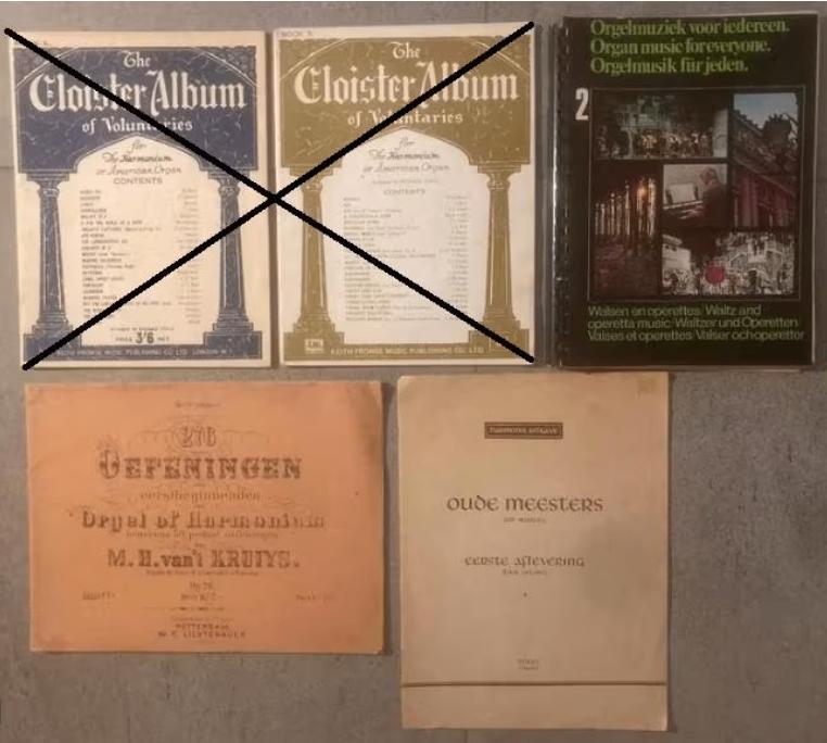 Bladmuziek Orgel *, Muziek en Instrumenten, Orgel, Gebruikt, Klassiek, Les of Cursus