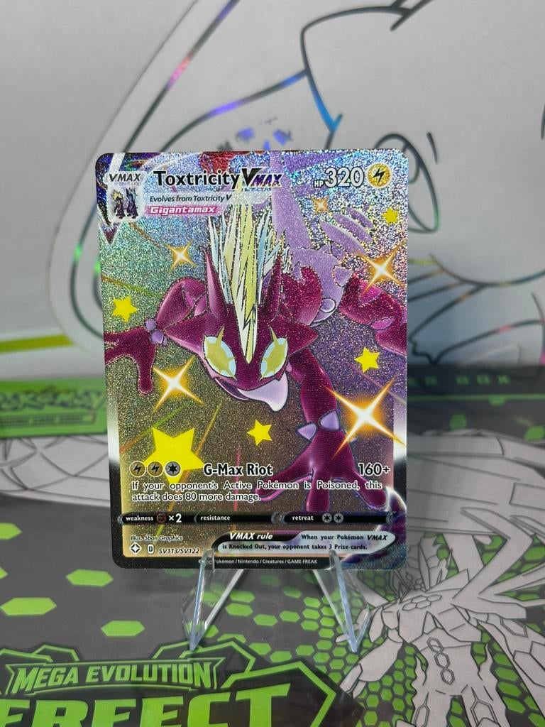Toxtricity VMAX SV113/SV122 Shining Fates - Shiny Vault Rare, Verzenden, Nieuw, Losse kaart