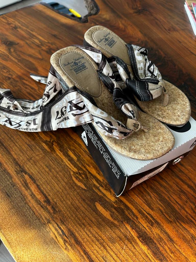 NIEUW - Gaastra sleehak sandalen - chocolade/bruin - maat 38, Kleding | Dames, Schoenen, Bruin, Nieuw, Sandalen of Muiltjes, Ophalen of Verzenden