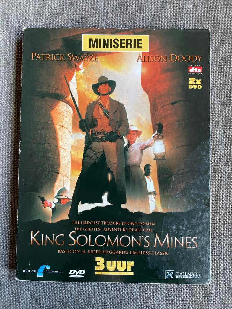 King Solomon's Mines Miniserie dvd-box Patrick Swayze, Vanaf 12 jaar, Ophalen of Verzenden, Zo goed als nieuw, Boxset