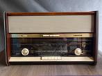 Antieke Philips radio, uitgebreid met Bluetooth., Antiek en Kunst, Antiek | Tv's en Audio, Ophalen of Verzenden