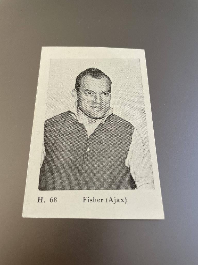 Voetbal verzamel plaatje Fischer, Ophalen of Verzenden, Zo goed als nieuw, Ajax, Poster, Plaatje of Sticker