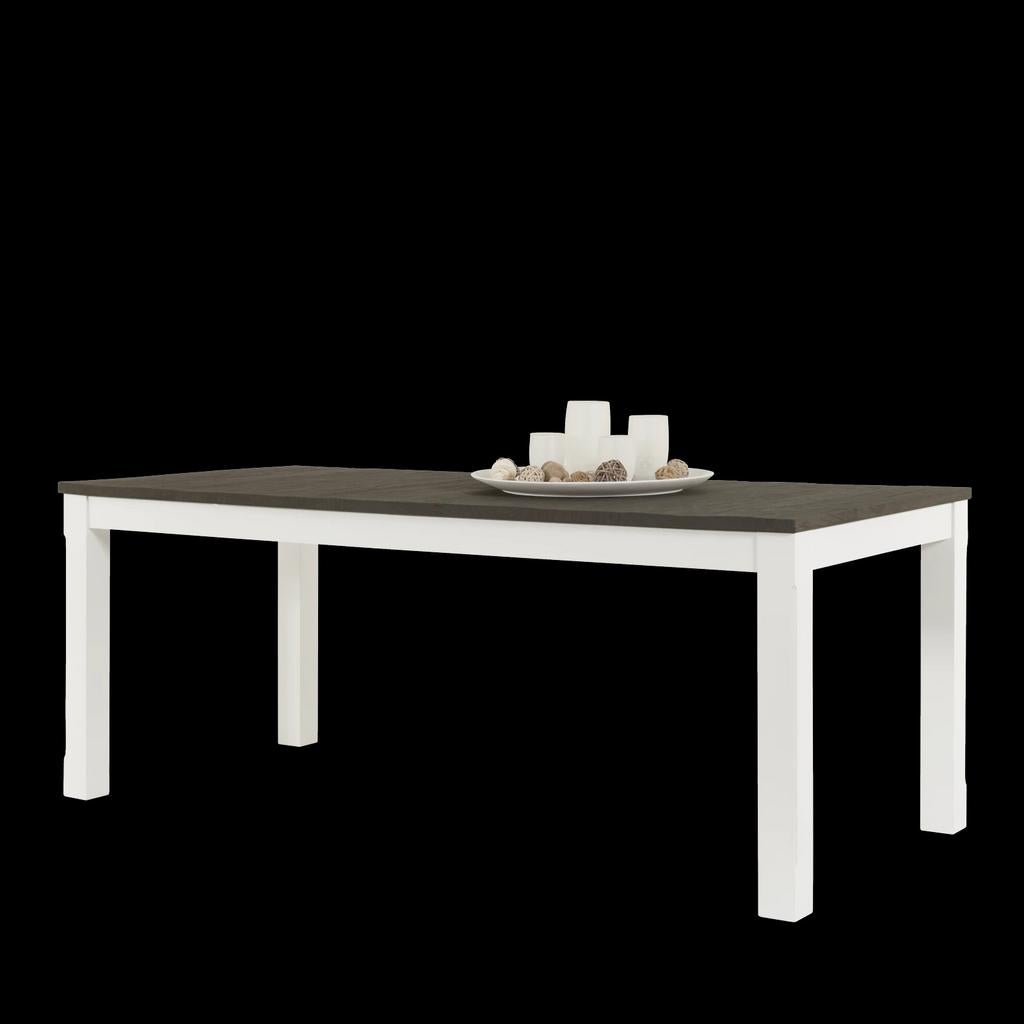 Lakewood Eettafel 180x90 cm - Lichtgrijs, Ophalen, Gebruikt, 50 tot 100 cm, Landelijk