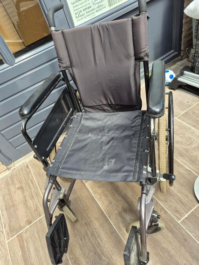 Inklapbare rolstoel, Diversen, Rolstoelen, Ophalen, Inklapbaar, Gebruikt, Duwrolstoel