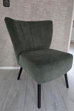 Groene cocktailstoel, Huis en Inrichting, Fauteuils, Ophalen, Zo goed als nieuw, Stof