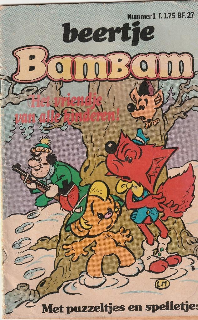 Beertje bambam. Nr 1, Eén stripboek, Ophalen of Verzenden, Zo goed als nieuw