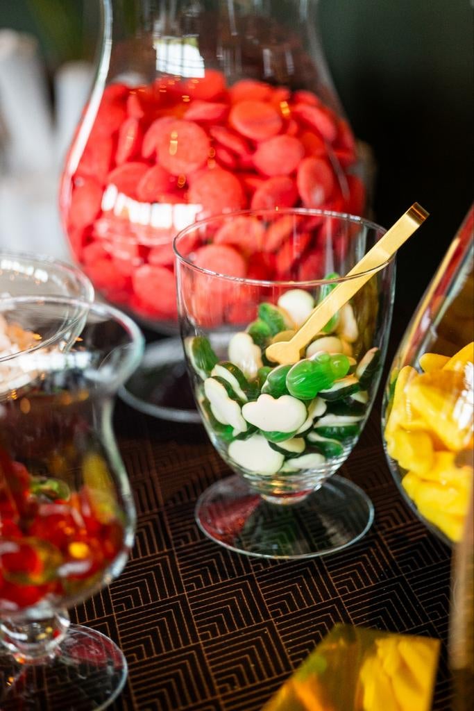 Candybar bruiloft of feest., Ophalen, Zo goed als nieuw, Versiering, Geboorte of Huwelijk