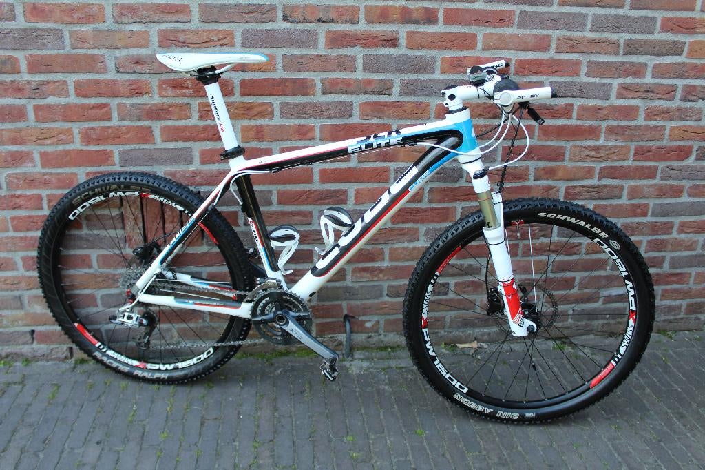 Zeer nette Cube Elite SCR Carbon, Gebruikt, Hardtail, 45 tot 49 cm, Schijfrem