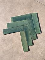 Groene tegeltjes, 3m2, Ophalen, Nieuw, Minder dan 20 cm, 20 tot 40 cm