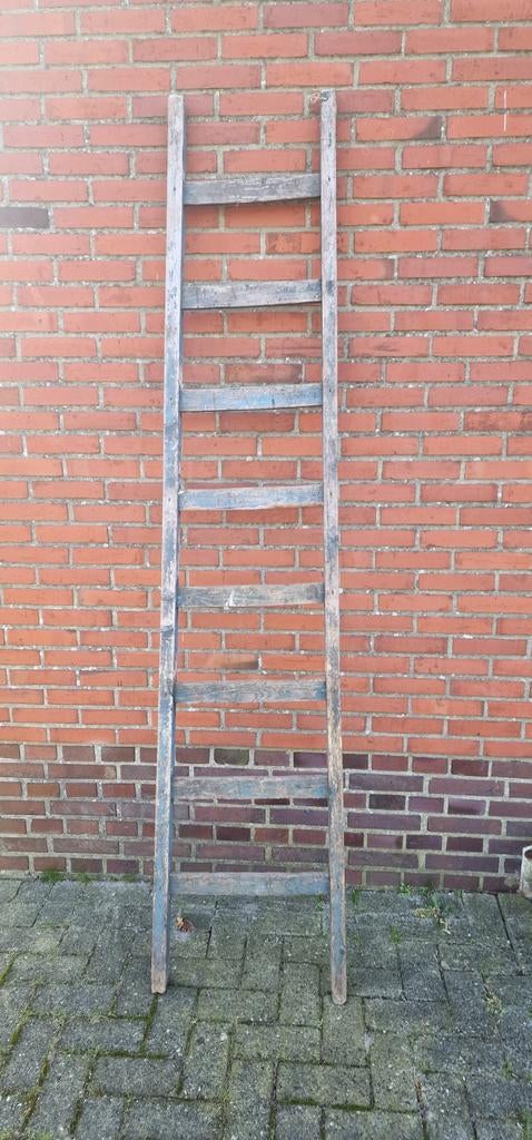 Oude schildersladder voor decoratie, Ophalen, Gebruikt