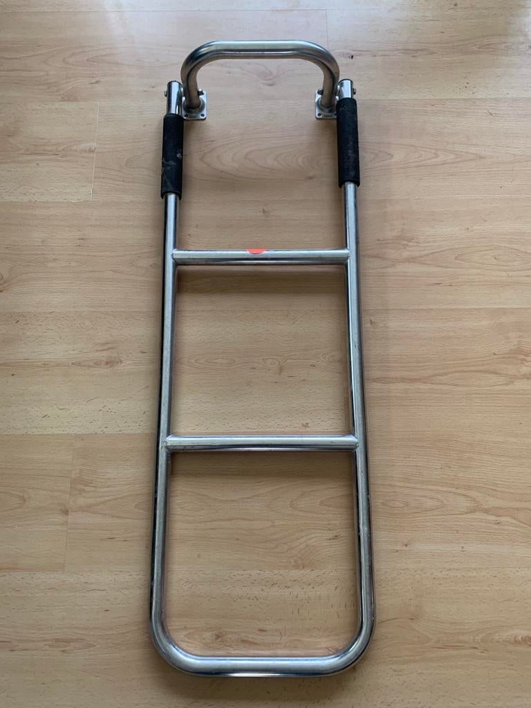 RVS zwemtrap, klapbaar voor zeiljacht, Watersport en Boten, Ophalen, Zo goed als nieuw