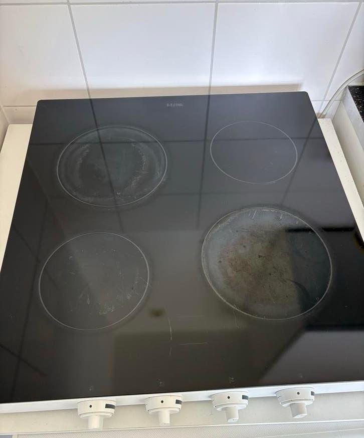 ETNA kookplaat - Gebruikt maar werkt nog prima!, Witgoed en Apparatuur, Kookplaten, Ophalen, Gebruikt, Keramisch, 4 kookzones