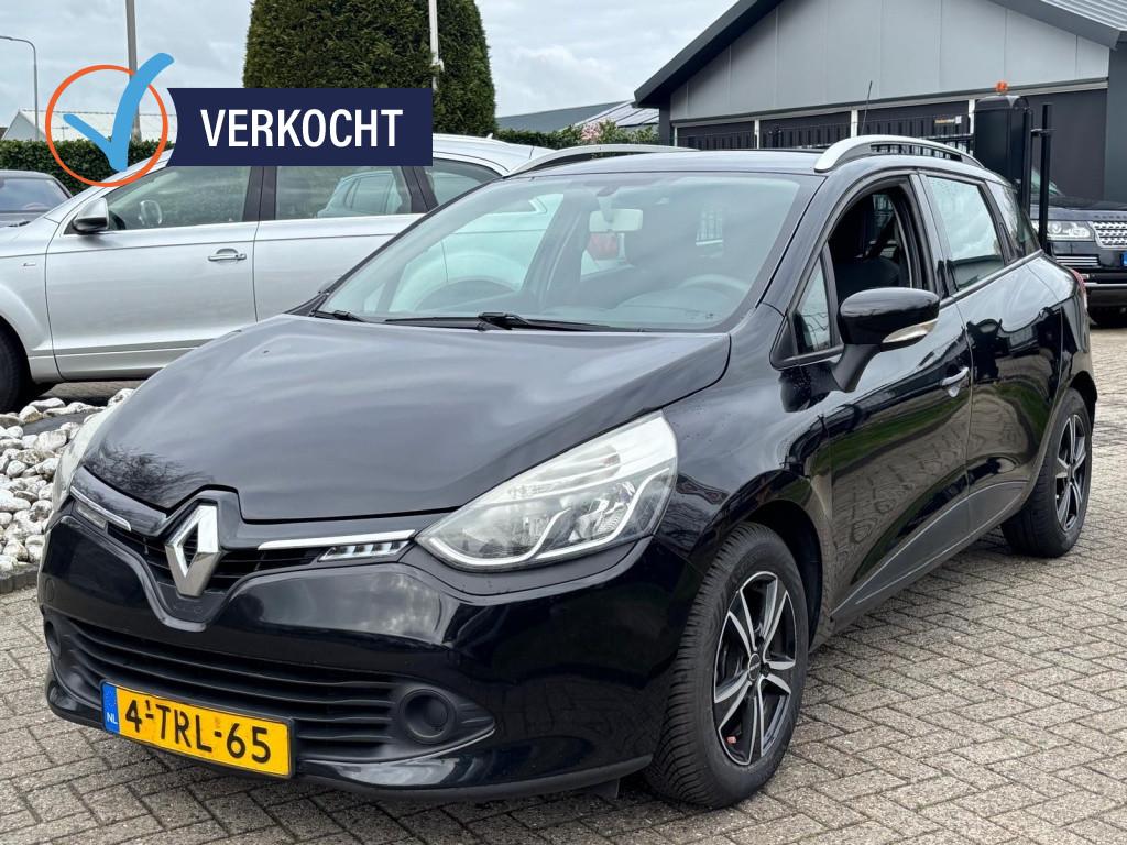 Renault Clio Estate 1.5 DCI Expression Zwart 2014 Sportvelge, Auto's, Euro 5, Gebruikt, 4 cilinders, 1096 kg