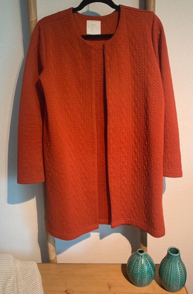 ZeZe Nordic vest M L, Ophalen of Verzenden, Zo goed als nieuw, Oranje, Trui of Vest