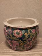 Zeer mooie antieke handbeschilderde pot, gemerkt, Ophalen