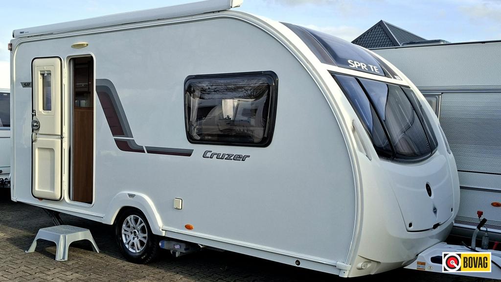 Sprite Cruzer 460 SR incl. Mover, Thule Lfl.FD, Standaardzit, Tot en met 2, 4 tot 5 meter, Sprite