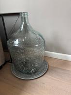 Grote glazen fles / vaas, Huis en Inrichting, Woonaccessoires | Vazen, Ophalen, Overige kleuren, 75 cm of meer, Glas