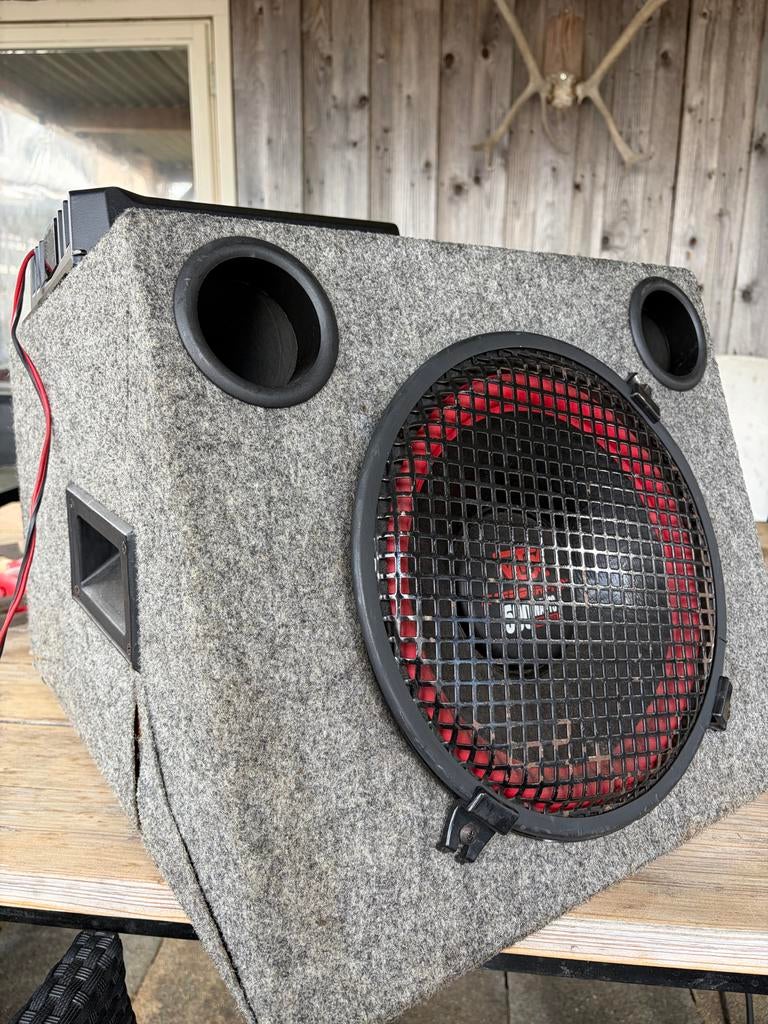Subwoofer 500 watt met Sony versterker, Ophalen of Verzenden, Gebruikt