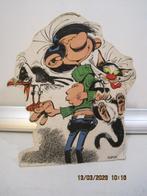 guust flater reclame bord karton 33 cm gehavend (379), Ophalen of Verzenden, Gebruikt, Reclamebord