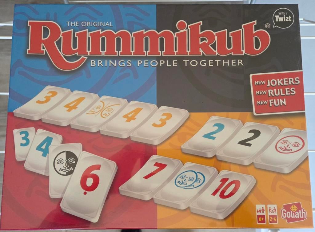 Goliath Rummikub - Nieuw in folie, Drie of vier spelers, Ophalen, Nieuw, Goliath