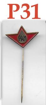 P31 speldje pam, Verzamelen, Ophalen of Verzenden, Gebruikt, Overige onderwerpen