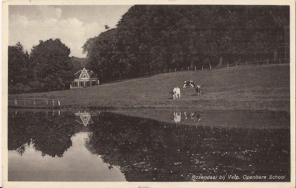 Roosendaal bij Velp Openbare School 1934, Ophalen of Verzenden, 1920 tot 1940, Gelopen, Gelderland