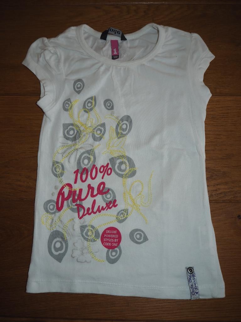 Leuk shirtje van Code One maat 104, Meisje, Ophalen of Verzenden, Shirt of Longsleeve, Code One