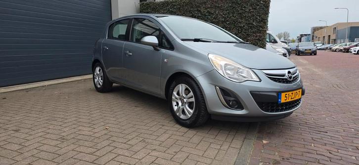 Opel Corsa 1.2 16V Rhytm 5D 2012 Grijs, navi, airco, p.snsor, Auto's, Opel, Bedrijf, Corsa, Benzine, B, Hatchback, Handgeschakeld