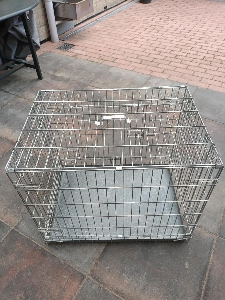 transport bench hond metaal, Ophalen, Zo goed als nieuw