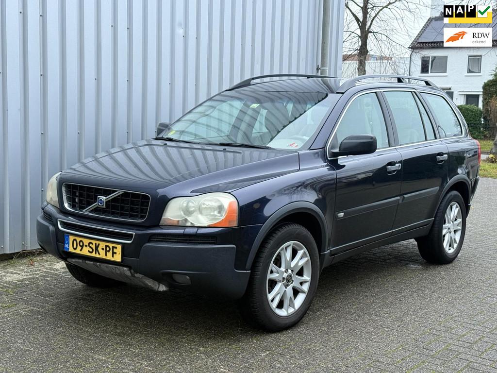 Volvo XC90 2.5 T Summum/ NWE apk/ NAP / 7pl, Gebruikt, 1991 kg, Blauw, 2521 cc