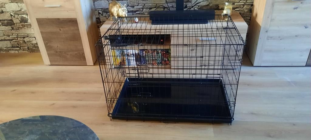 Te koop honden bench, Ophalen, Zo goed als nieuw
