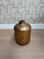 Grote gouden vaas voor bloemen - 42cm hoog, 28cm rond, Huis en Inrichting, Woonaccessoires | Vazen, Ophalen, Overige materialen