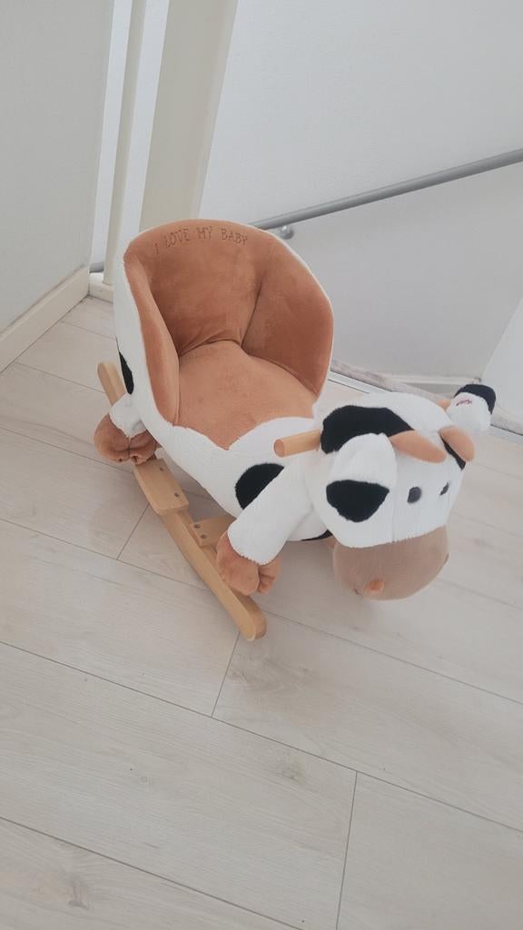 Hobbelkoe met geluid, Ophalen