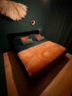 IKEA Malm tweepersoonsbed • 180x200cm • 2 lades, Ophalen, Gebruikt, Zwart, Tweepersoons