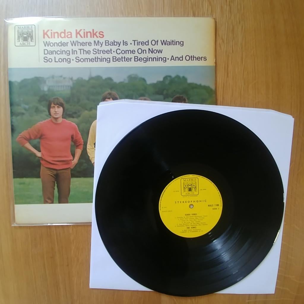 Kinks ‎– Kinda Kinks (UK 1969 stereo) (VG+/VG), Ophalen of Verzenden, Nieuw in verpakking, 12 inch, Poprock