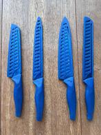 Wanbasion Blue Professional Kitchen Knife Chef Set, Ophalen, Zo goed als nieuw, Rvs of Chroom, Vaatwasserbestendig