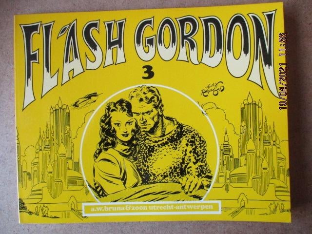 adv1446 flash gordon 3, Boeken, Eén stripboek, Ophalen, Gelezen