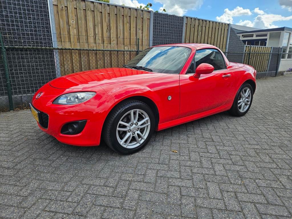 Mazda mx-5  2010 hardtop elektrisch/RECARO  stoelen, Achterwielaandrijving, Zwart, 4 cilinders, Cabriolet