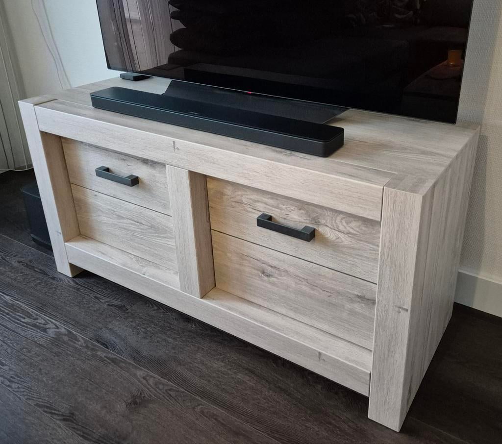 TV-meubel, Ophalen, 100 tot 150 cm, Zo goed als nieuw, Minder dan 100 cm