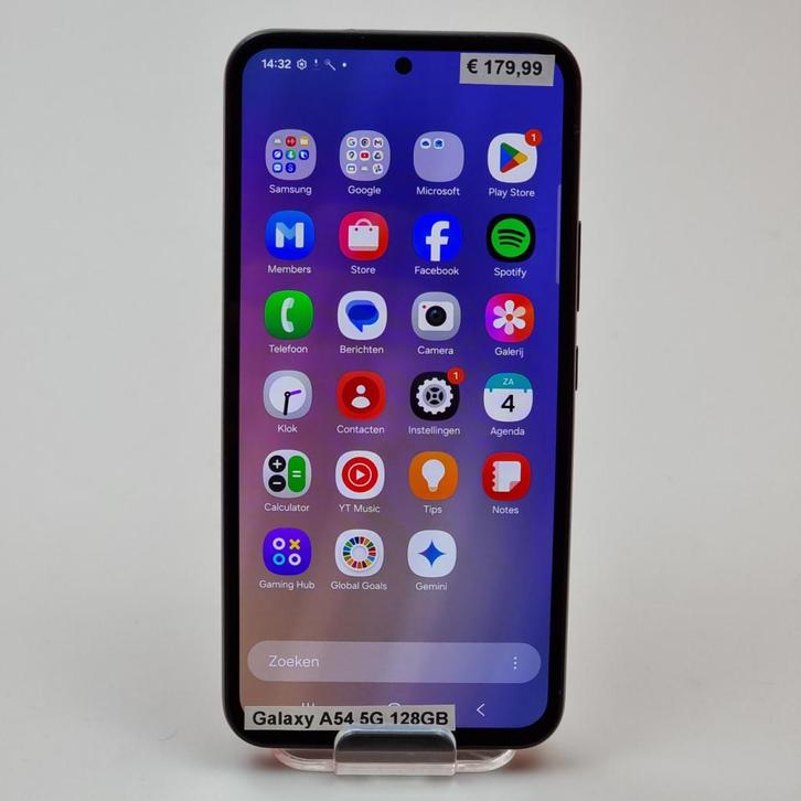 Samsung Galaxy A54 5G 128GB Awesome Black, Telecommunicatie, Mobiele telefoons | Samsung, Gebruikt