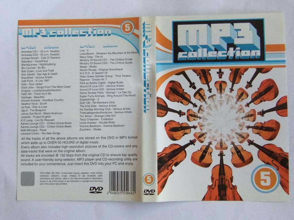 MP3 collection op dvd  deel 5, Alle leeftijden, Verzenden, Zo goed als nieuw