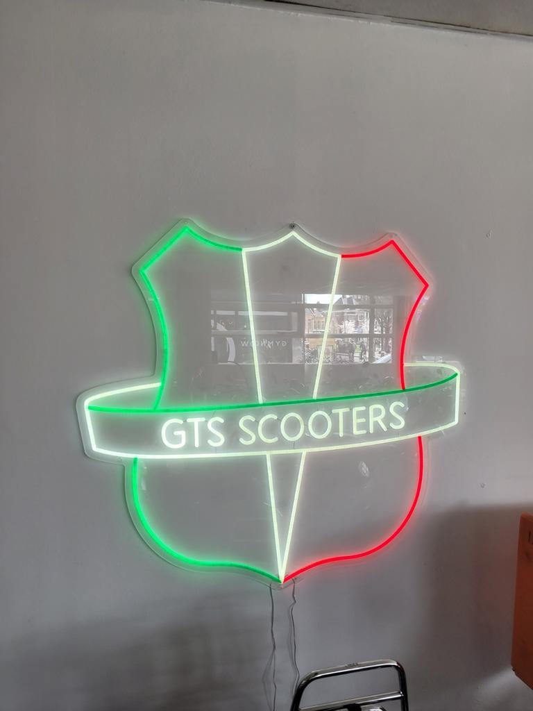 Neonlogo gts scooter, Ophalen of Verzenden