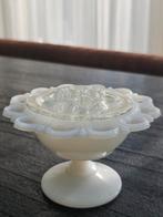 Vintage Melkglas Bloemenhouder, Ophalen of Verzenden