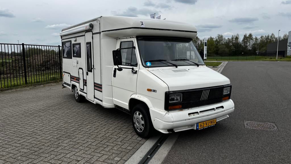 Fiat ducato burstner T580 2.5d 1988 apk 2027, Buitenlamp, Reservewiel, Fiat, Bedrijf