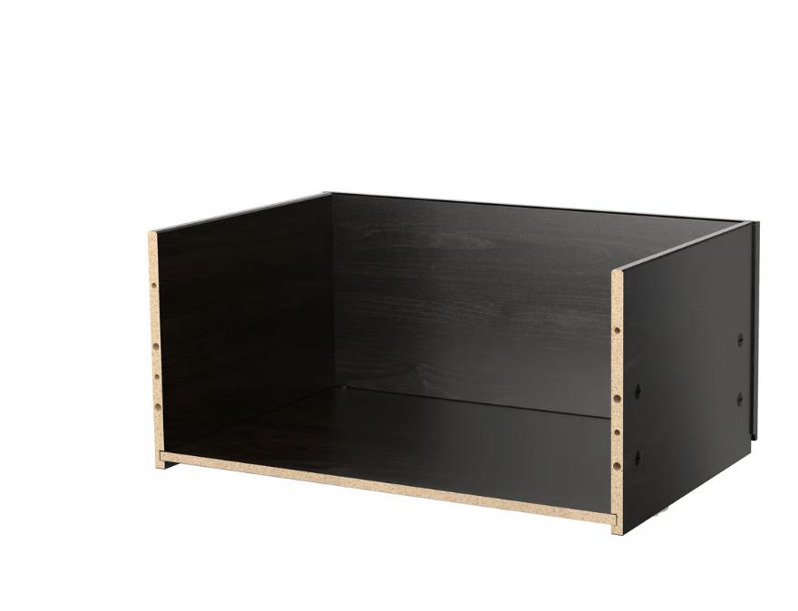 Ikea BESTÅ Ladeframe, zwartbruin, 60x25x40 cm, Ophalen, Nieuw, 25 tot 50 cm, Minder dan 100 cm